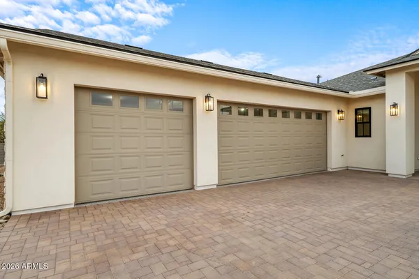 a view of a lake with a mountain in the back