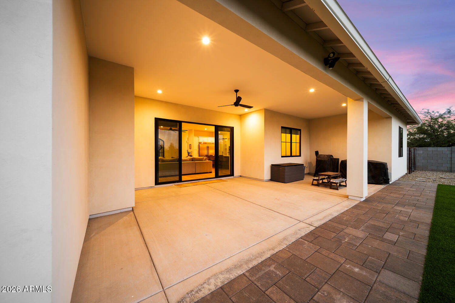 590 South Sun Road Apache Junction, AZ 85119 - Photo 60 of 68 Back Patio Twilight