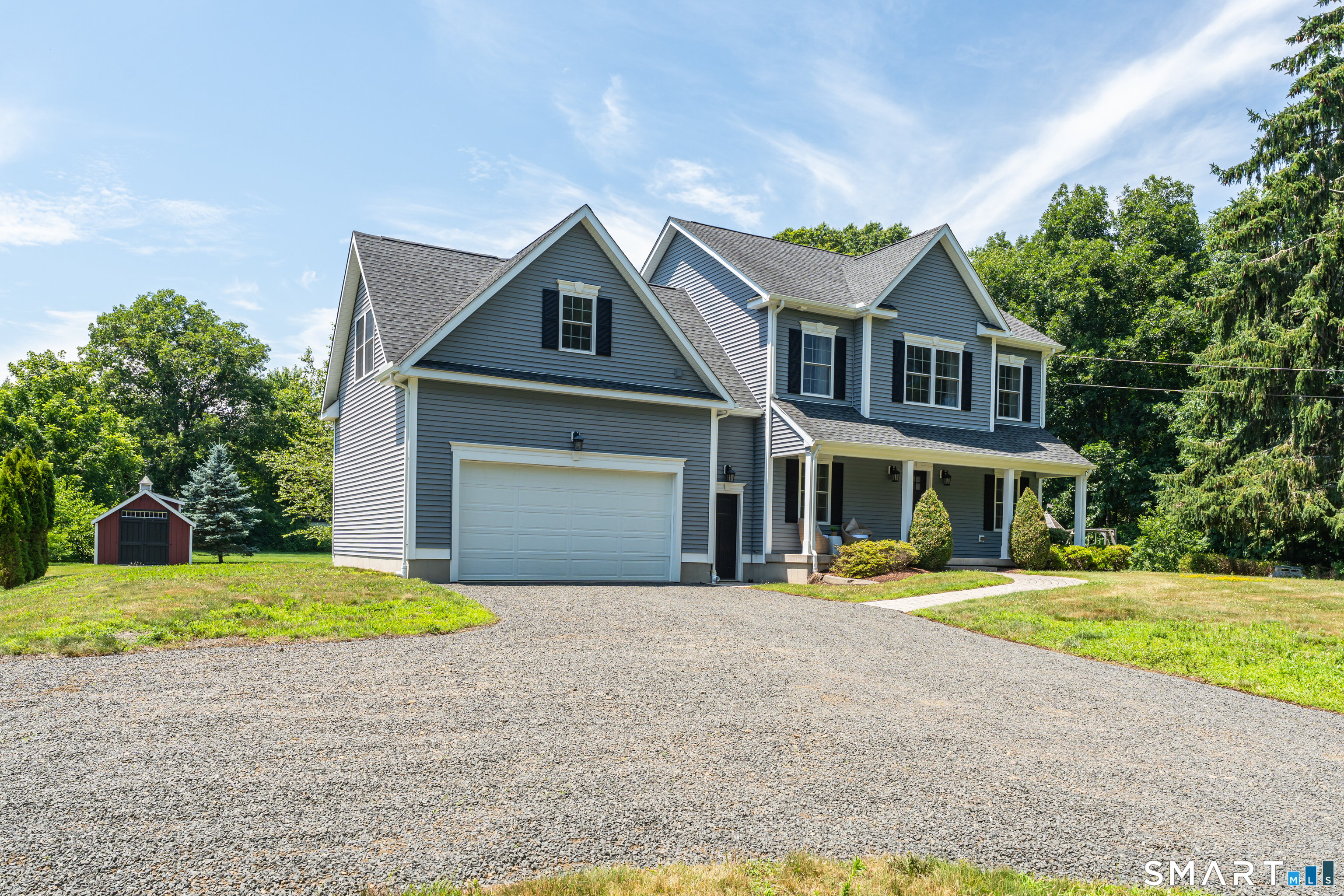 838 Little Meadow Road Guilford, CT 06437 - Photo 3 of 40 The driveway has just had a fresh layer of crushed stone spread and the sellers have had the exterior power washed and all the windows washed inside and out.