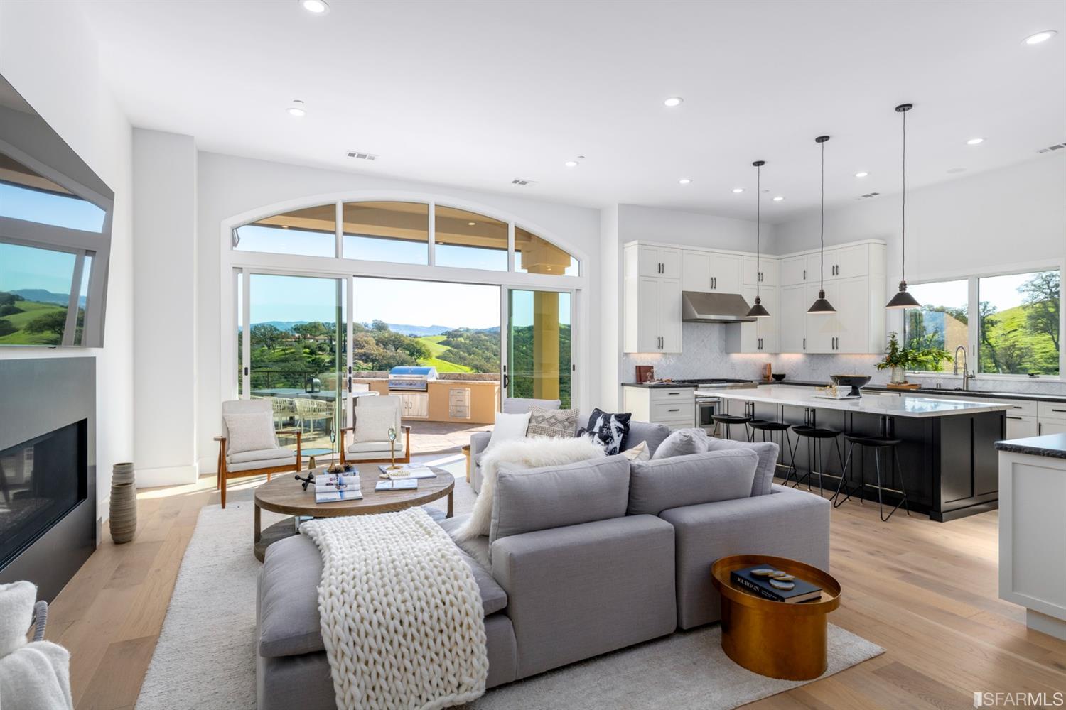 5 Winding Oaks Drive Pleasanton, CA 94566 - Photo 35 of 72 a living room with furniture and a large window