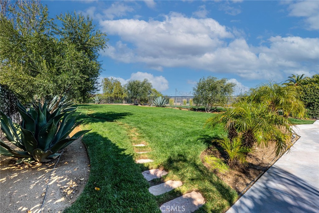 28201 Springvale Lane Castaic, CA 91384 - Photo 43 of 59 a backyard of a house with lots of green space