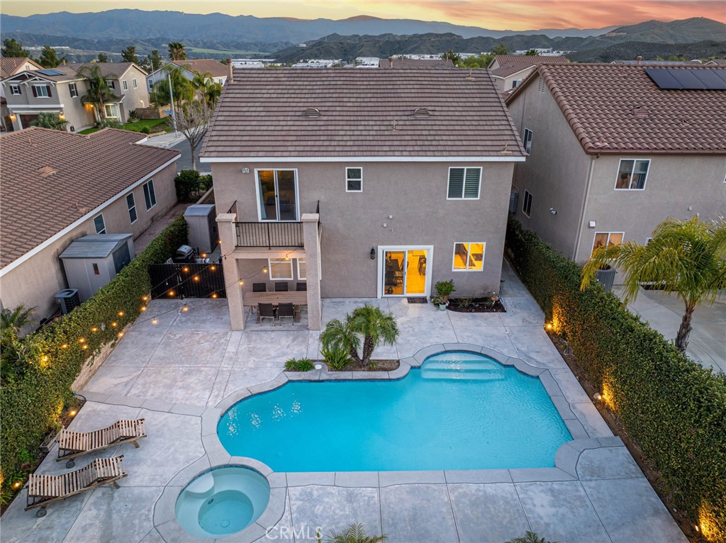 28201 Springvale Lane Castaic, CA 91384 - Photo 46 of 59 an aerial view of a house with yard