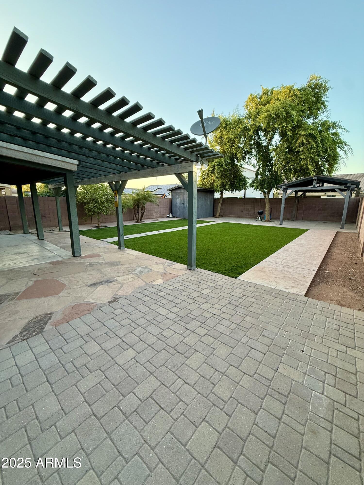 8534 West Cordes Road Tolleson, AZ 85353 - Photo 21 of 22 a view of a backyard