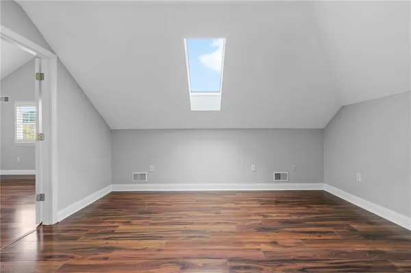 wooden floor in an empty room