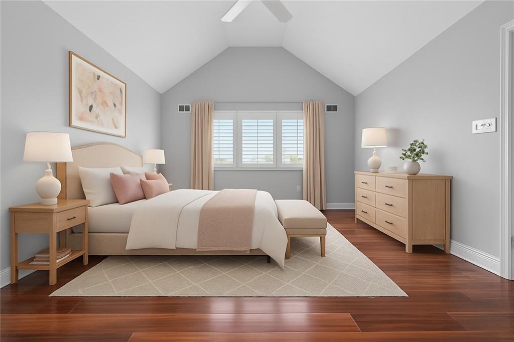 110 Aspen Lane Seven Fields, PA 16046 - Photo 31 of 50 a spacious bedroom with a bed and a couch