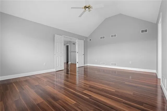 wooden floor in an empty room