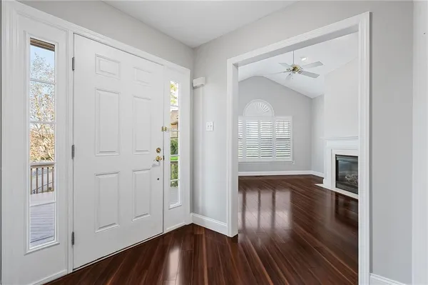 wooden floor in an empty room