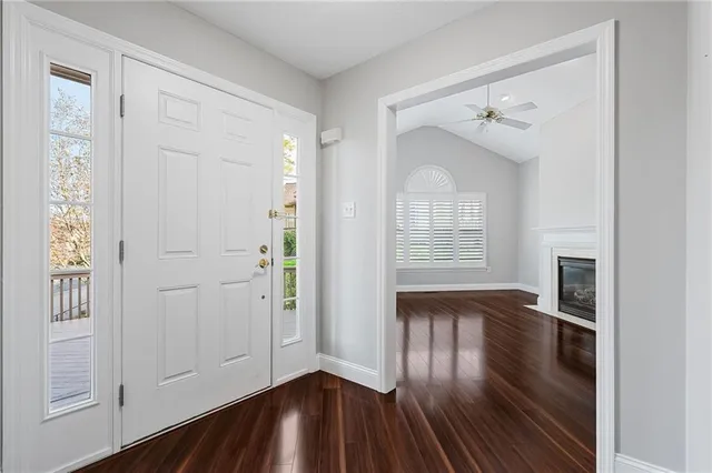 wooden floor in an empty room