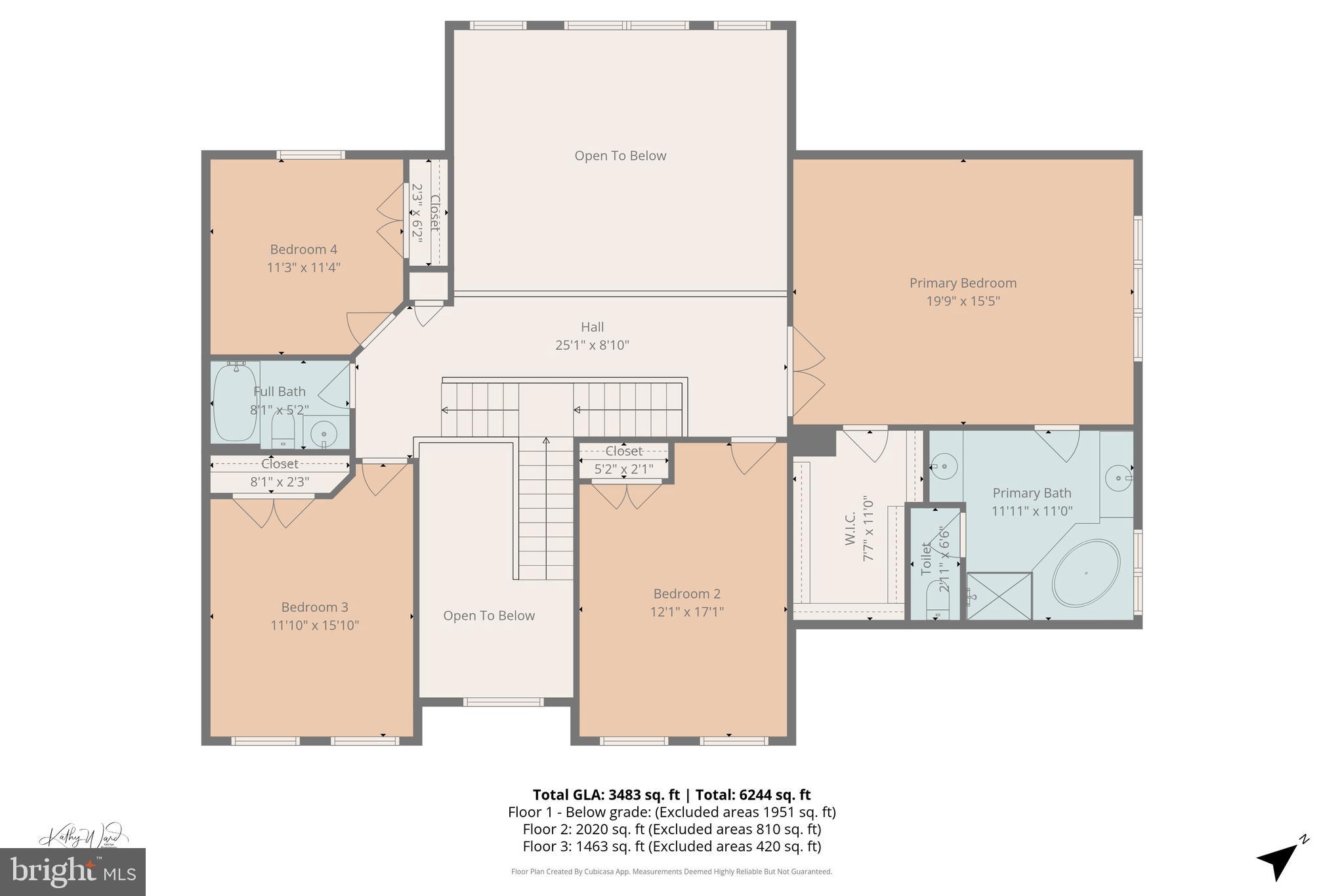 12912 Bay Hill Drive Beltsville, MD 20705 - Photo 58 of 60 Floor Plan: Upper Level