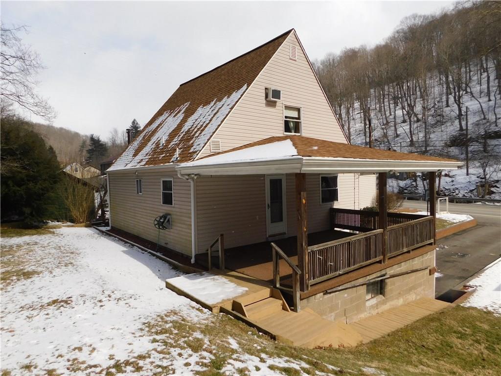 3413 Rainbow Run Road Monongahela, PA 15063 - Photo 3 of 24 Flat yard space and covered porch for entertaining