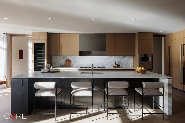 a kitchen with a sink cabinets and window