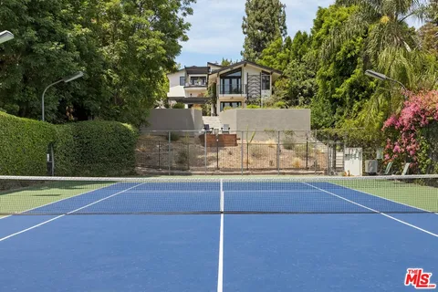 a view of outdoor space yard and garage