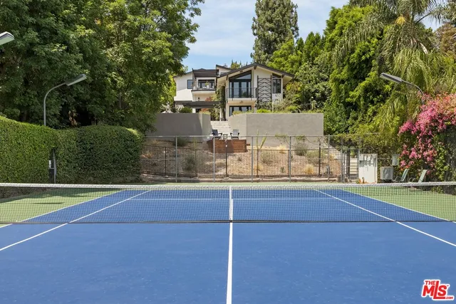 a view of outdoor space yard and garage