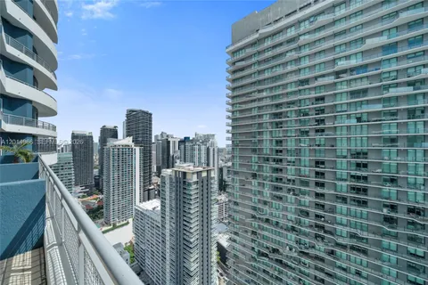 a view of a city with tall buildings