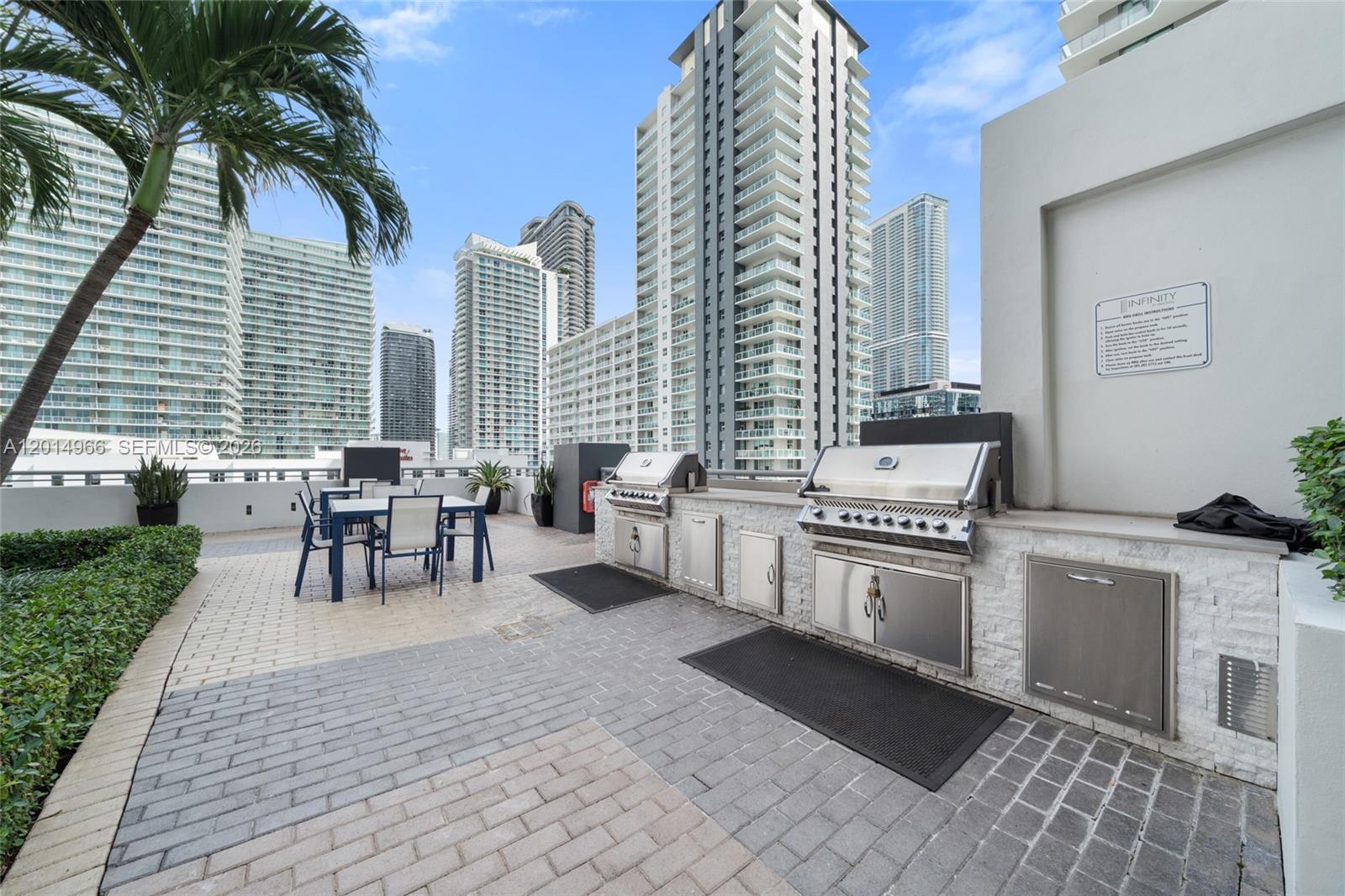 60 Southwest 13th Street, Unit 4008 Miami, FL 33130 - Photo 37 of 38 BBQ Area