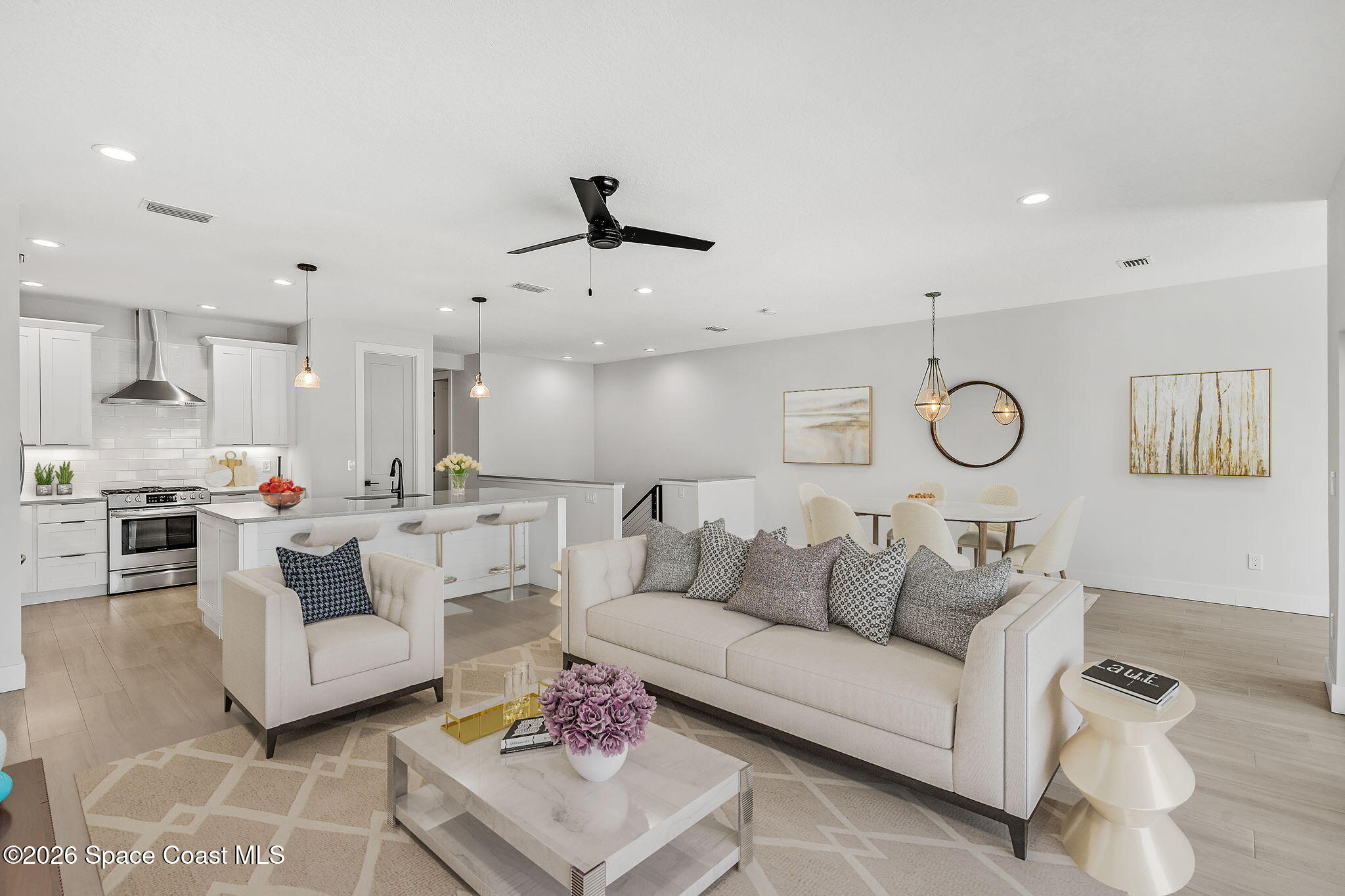 223 6th Avenue Indialantic, FL 32903 - Photo 10 of 74 Living Dining 2_Final