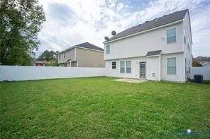 a house view with a garden space