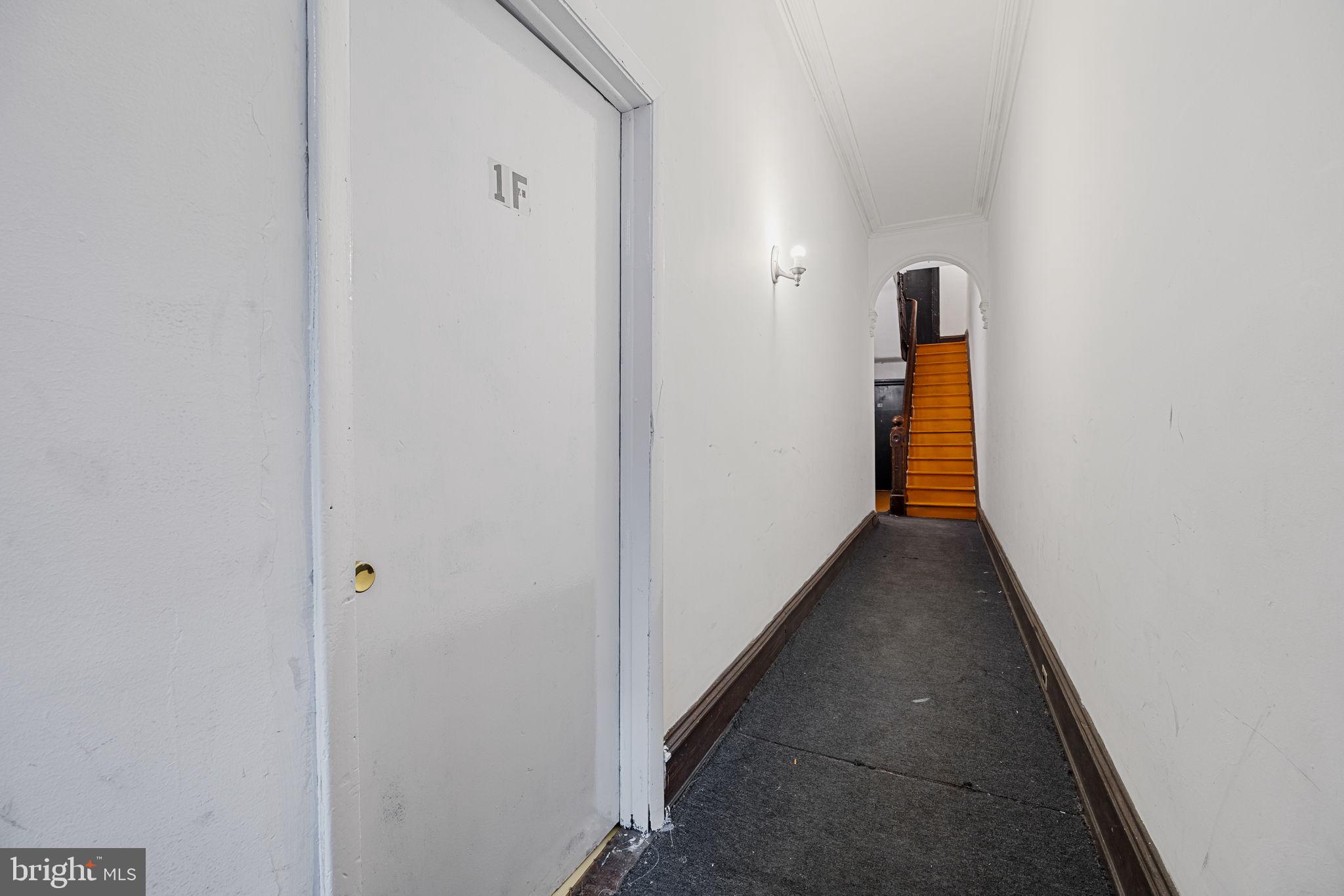 1225 Spruce Street, Unit 1F Philadelphia, PA 19107 - Photo 3 of 21 a view of hallway with shower