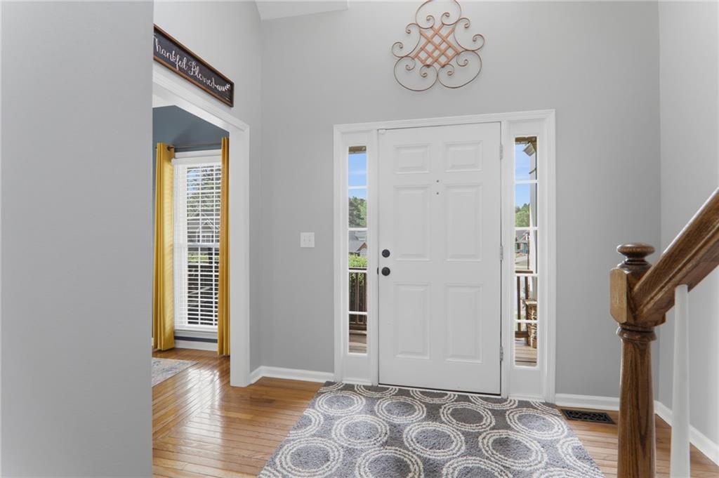 23 Crestview Terrace Dallas, GA 30157 - Photo 5 of 36 a view of an entryway with wooden floor