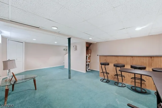 a view of a room with chairs