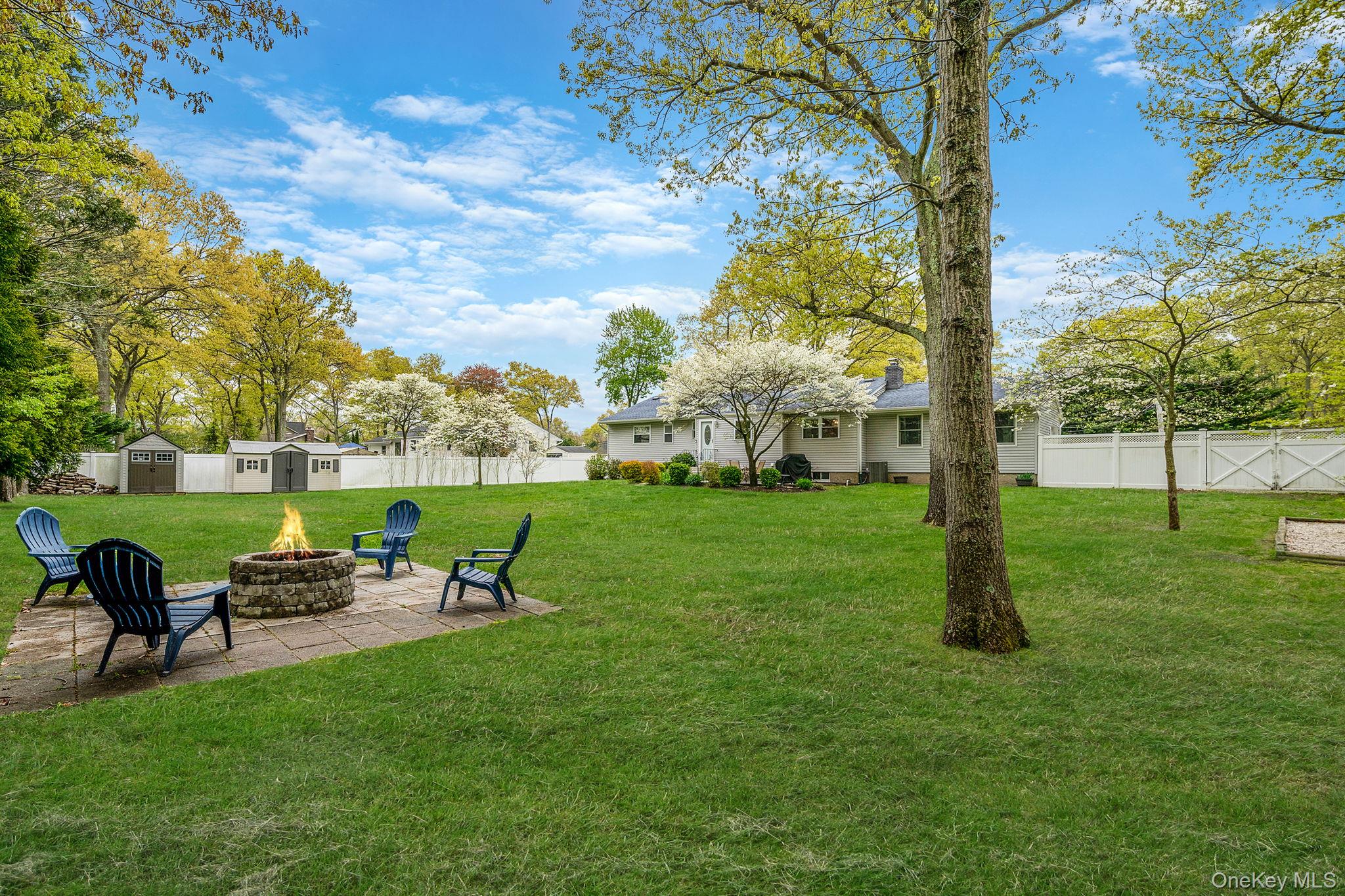19 Pumpkin Road St. James, NY 11780 - Photo 26 of 35 a garden view with a seating space
