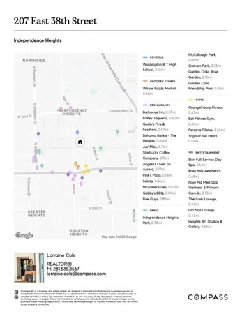 $2,800 | 207 East 38th Street, Unit A, Houston, TX 77018
