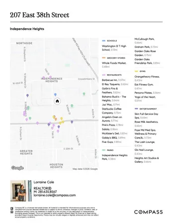 $2,800 | 207 East 38th Street, Unit A, Houston, TX 77018