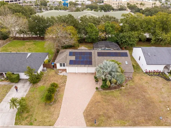 a front view of house with a yard