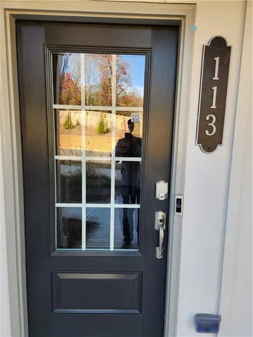 a view of an entryway