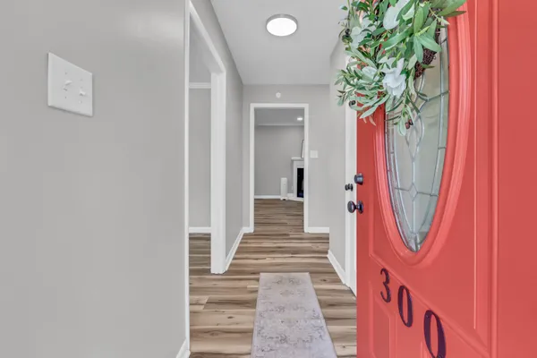 a view of a entryway