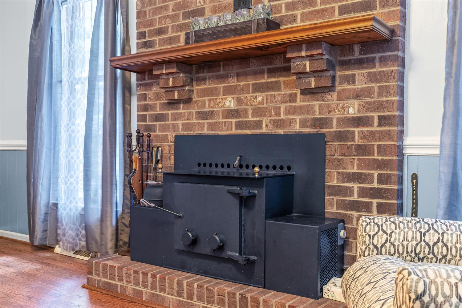 1773 Barker Road Ringgold, VA 24586 - Photo 14 of 40 a view of a brick wall with a window