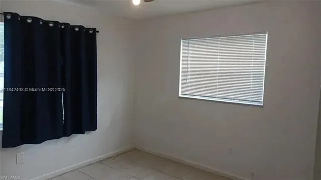 a view of a black door