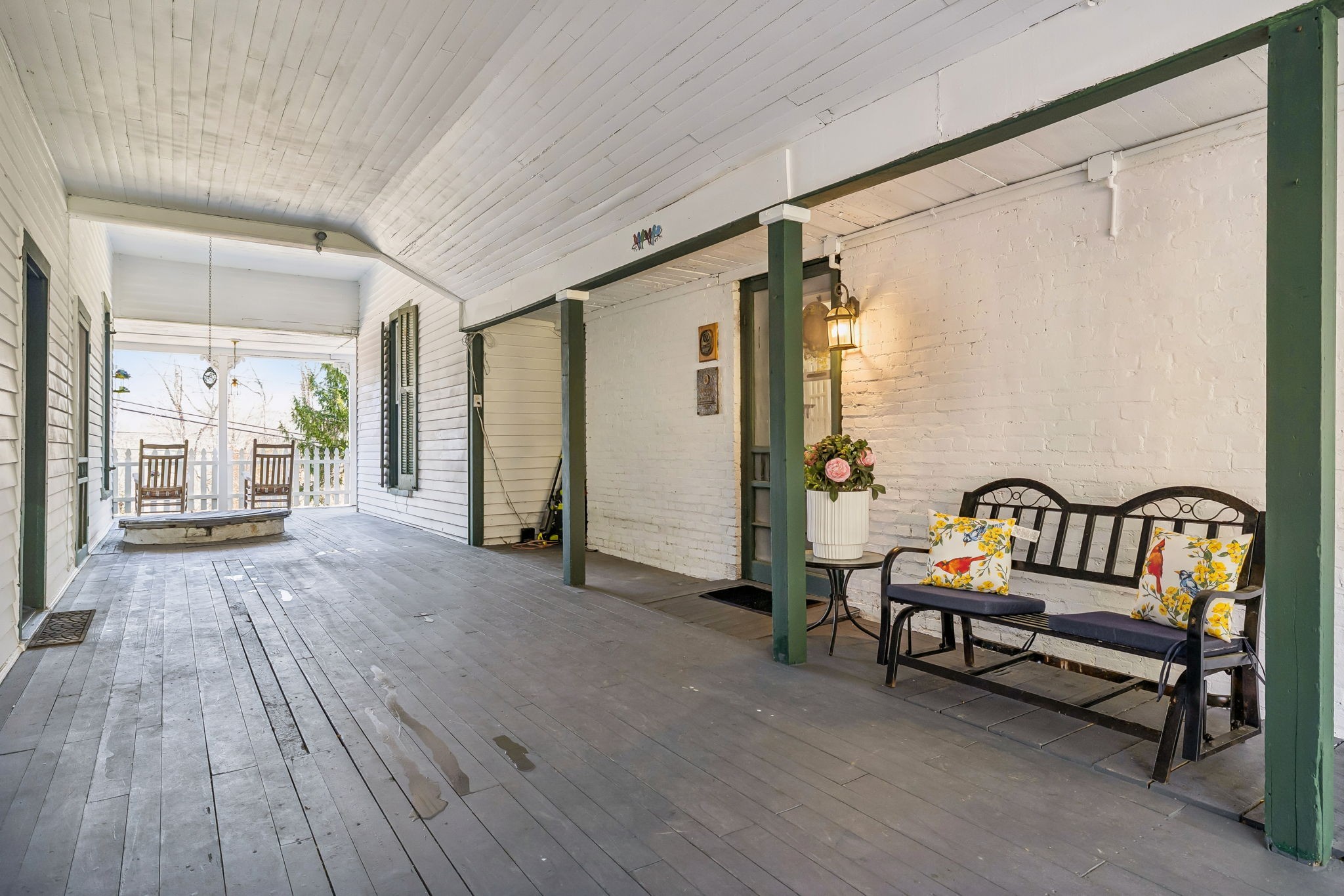 375 Highway 13 Waverly, TN 37185 - Photo 53 of 78 a view of a balcony with furniture and wooden floor