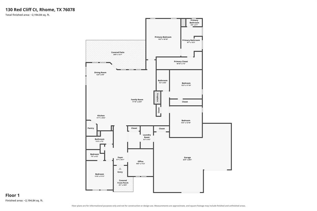 130 Red Clf Court Rhome, TX 76078 - Photo 3 of 29 Gallery Image 3