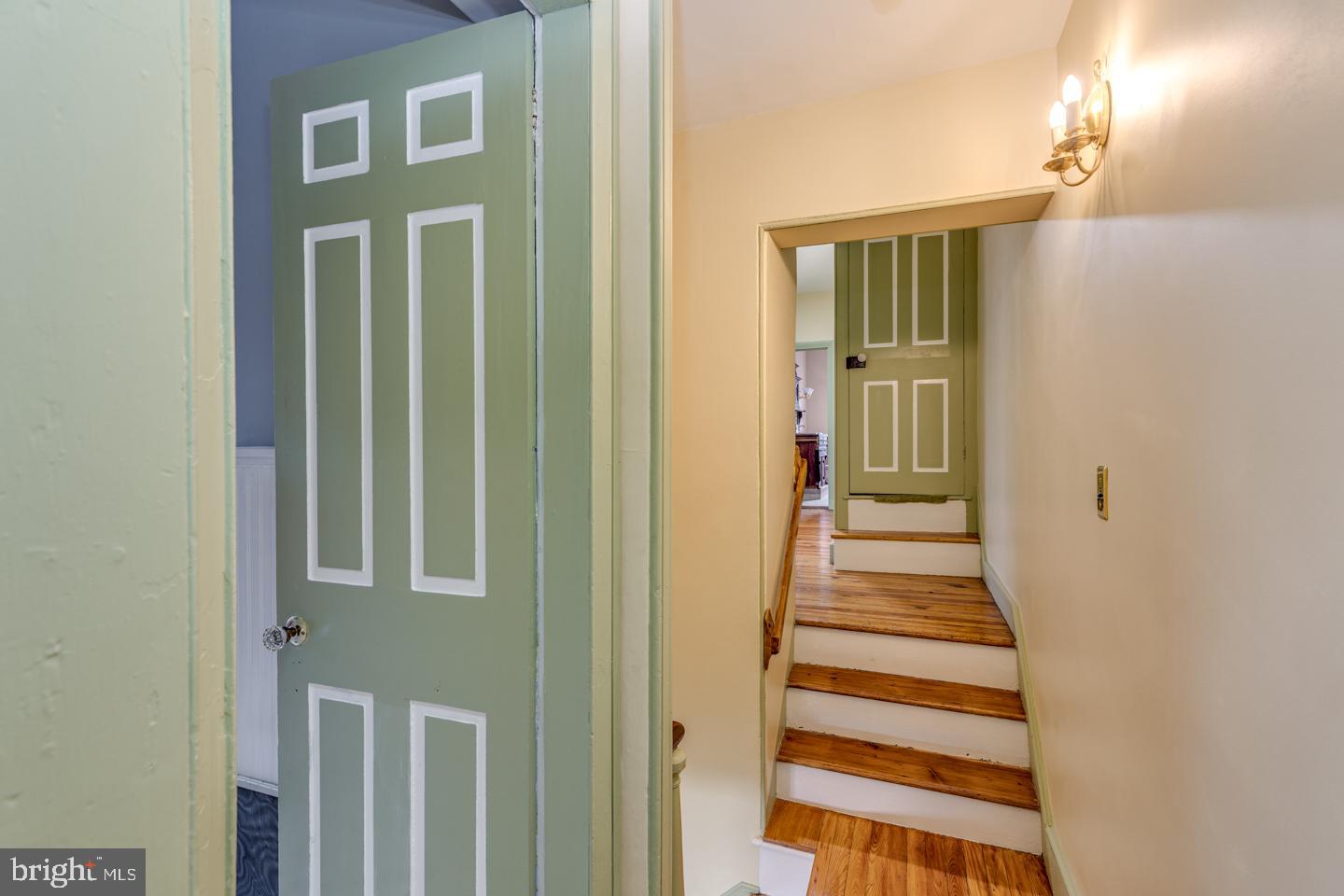 119 Buttonwood Street Mount Holly, NJ 08060 - Photo 33 of 37 a view of a hallway with wooden floor and entryway