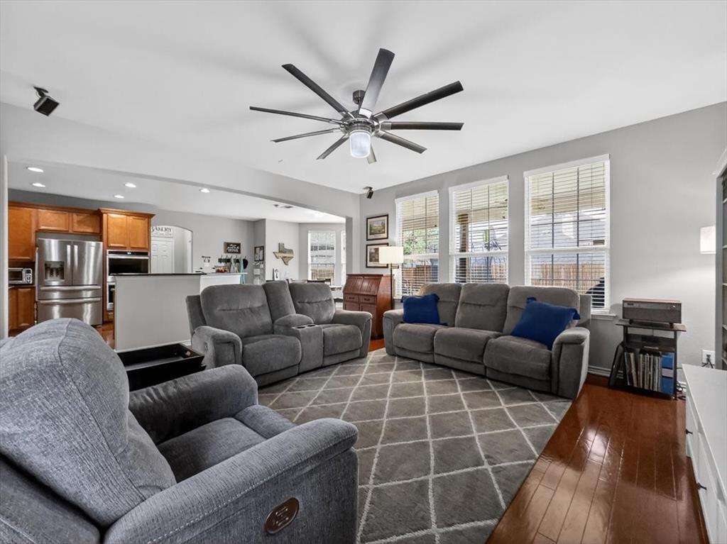 2679 Lake Ridge Drive Little Elm, TX 75068 - Photo 9 of 40 a living room with furniture and a large window