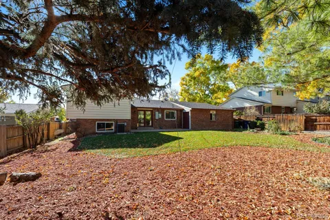 a house view with a garden space