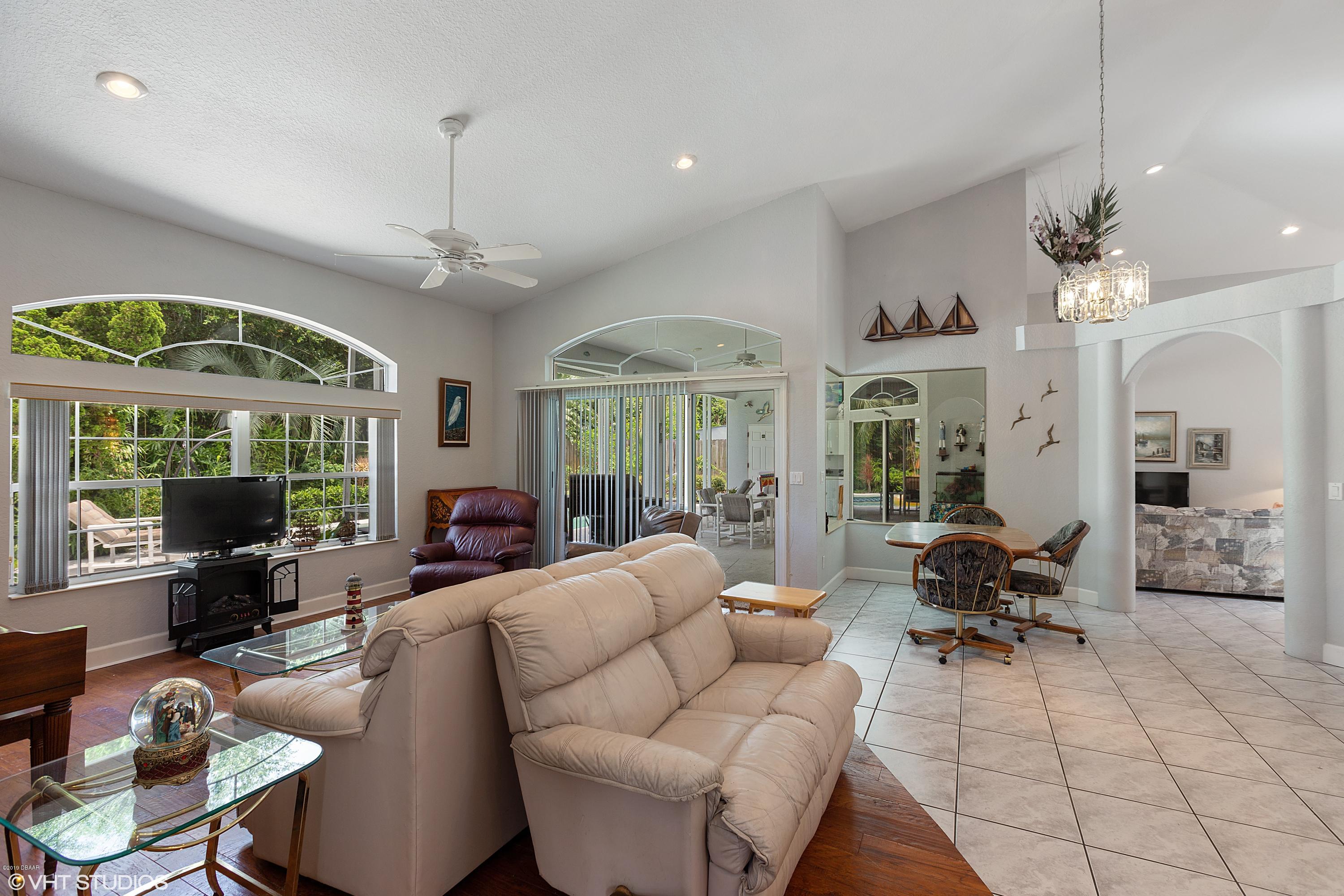 70 Buschman Drive Ponce Inlet, FL 32127 - Photo 9 of 31 Family To Living Rm View