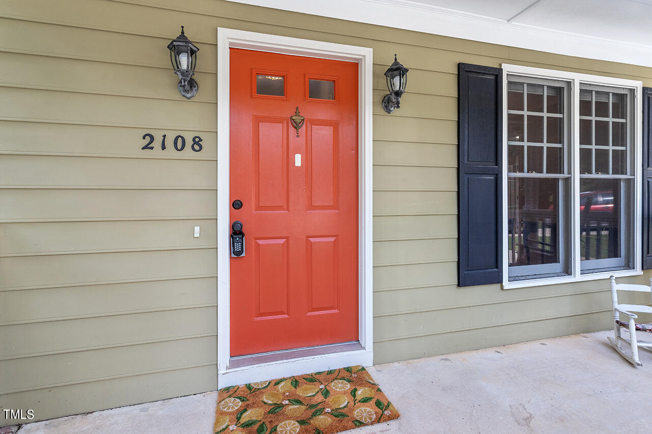 2108 Cedarbluff Court Raleigh, NC 27615 - Photo 5 of 38 a view of front door of house