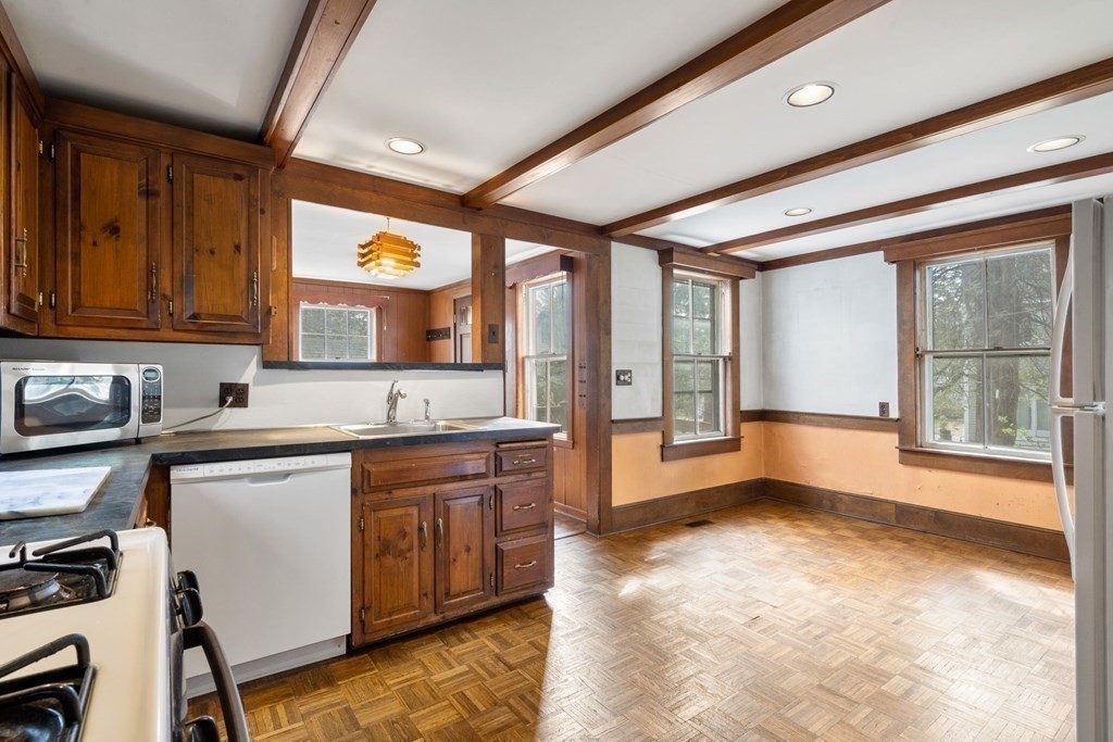 21 Columbus Street Lexington, MA 02421 - Photo 14 of 26 a large kitchen with a large window