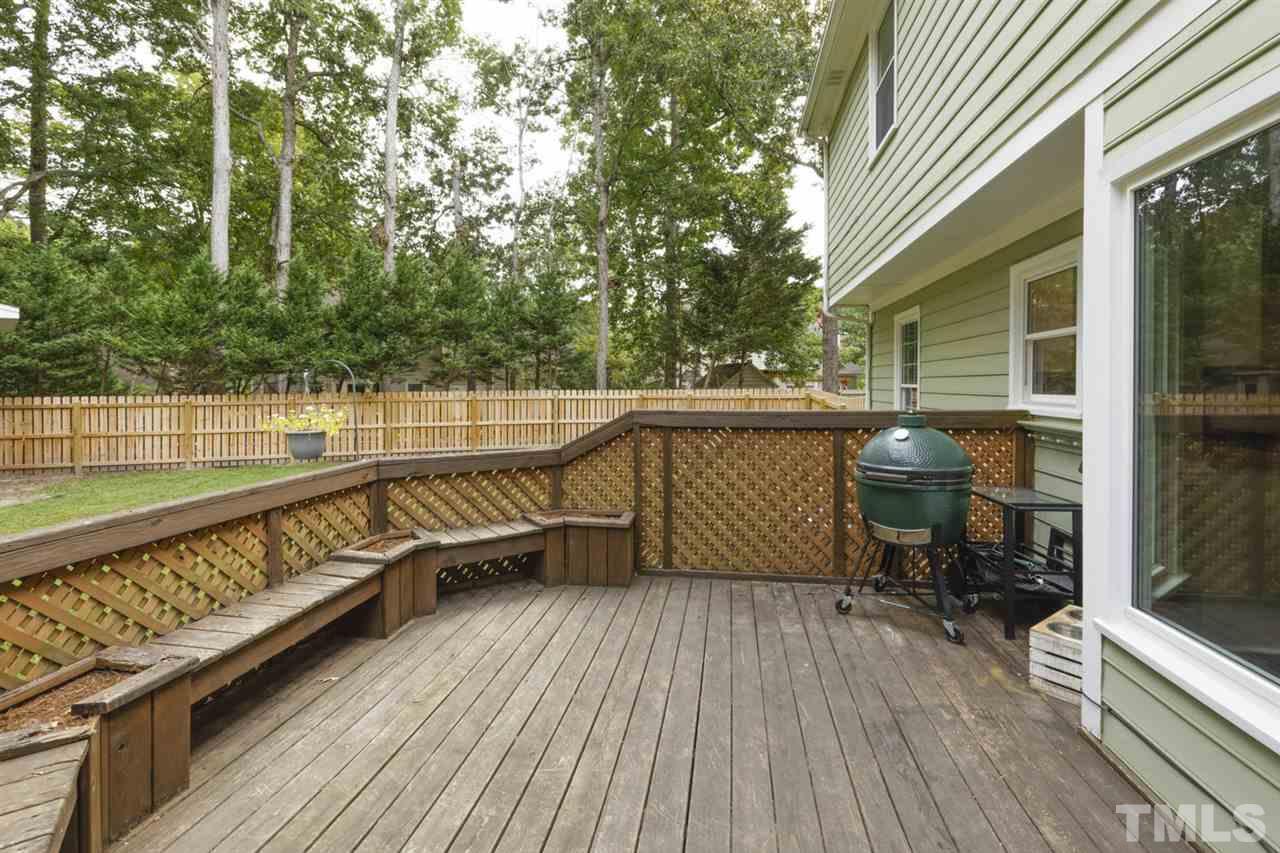 5516 Banwell Place Raleigh, NC 27613 - Photo 25 of 30 Additional section of deck not covered -- ready for your grill and next barbeque!