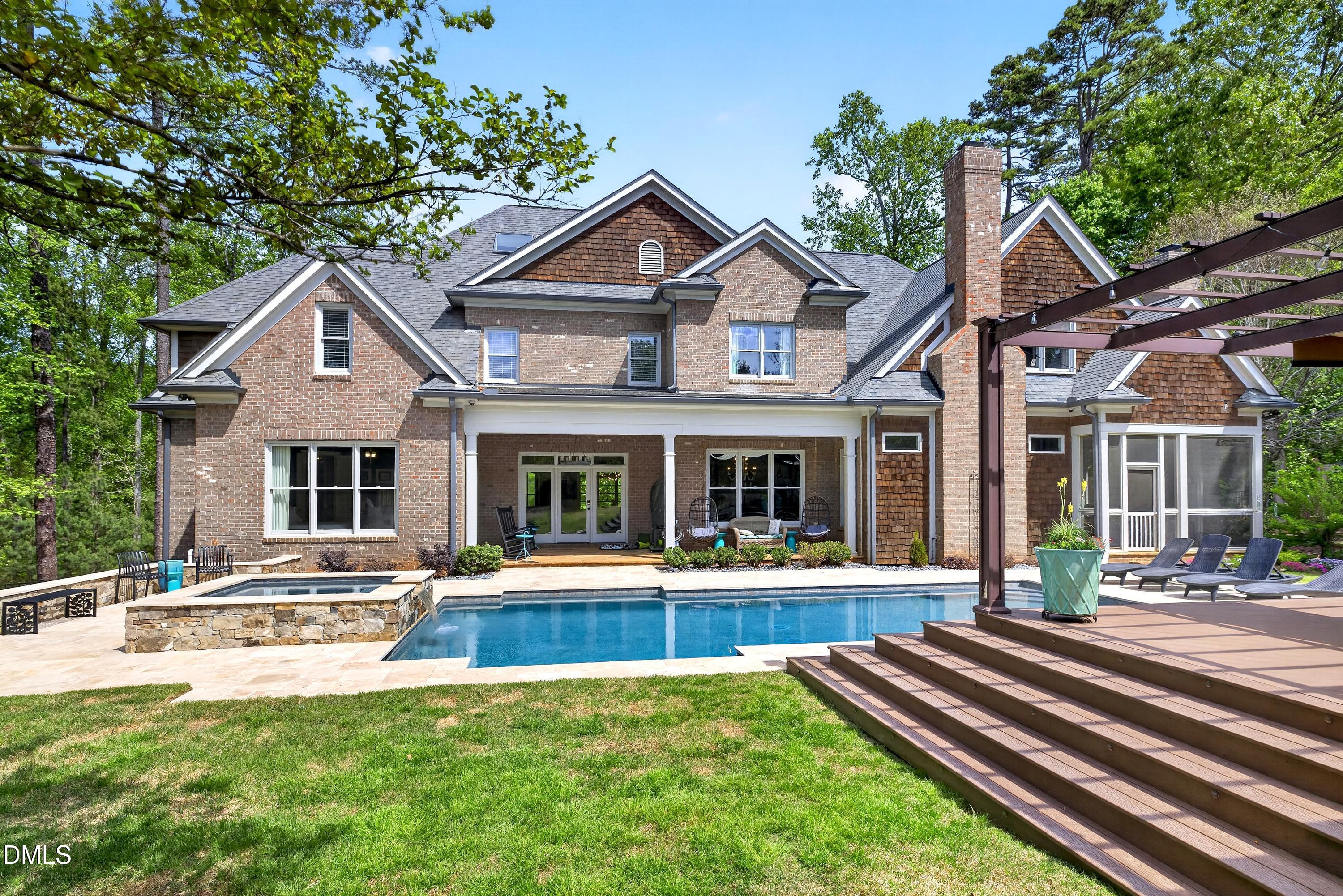 3513 Eilla Bluffs Court Raleigh, NC 27606 - Photo 75 of 86 a front view of a house with a yard
