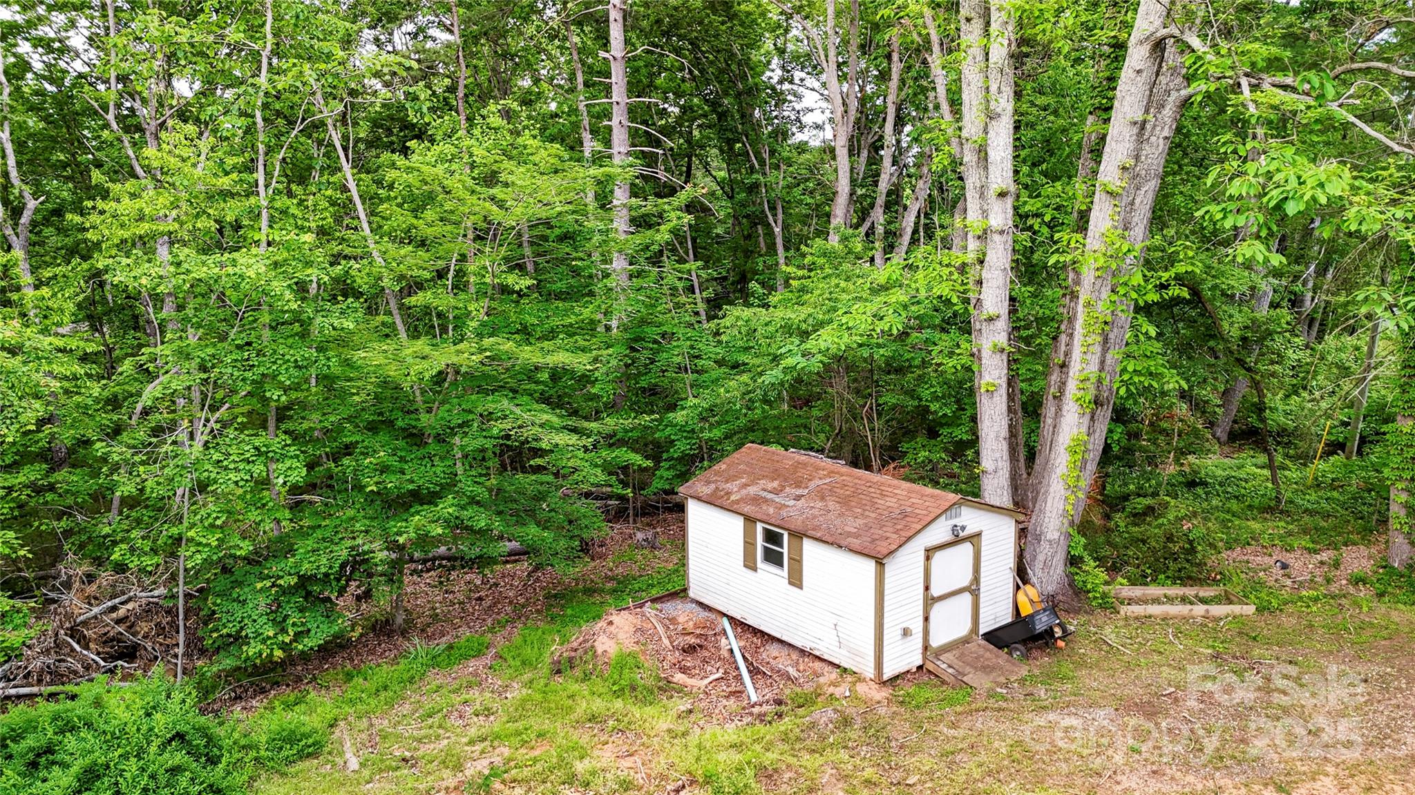200 Woodside Drive Morganton, NC 28655 - Photo 44 of 48 a aerial view of a house with yard and tree s