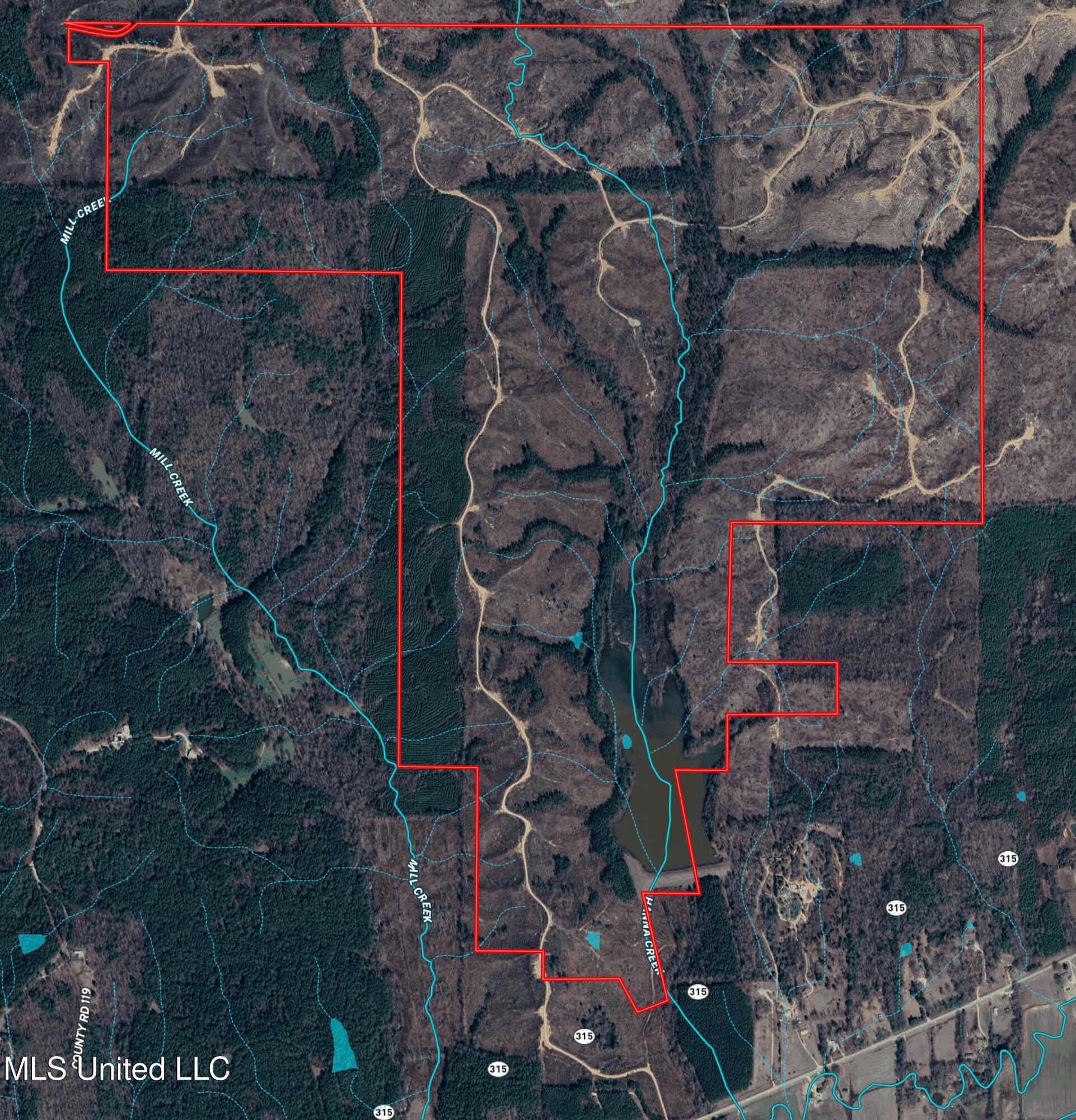 315 Off Highway Water Valley, MS 38965 - Photo 35 of 37 Lafayette 1,278.95 (WHY) Aerial