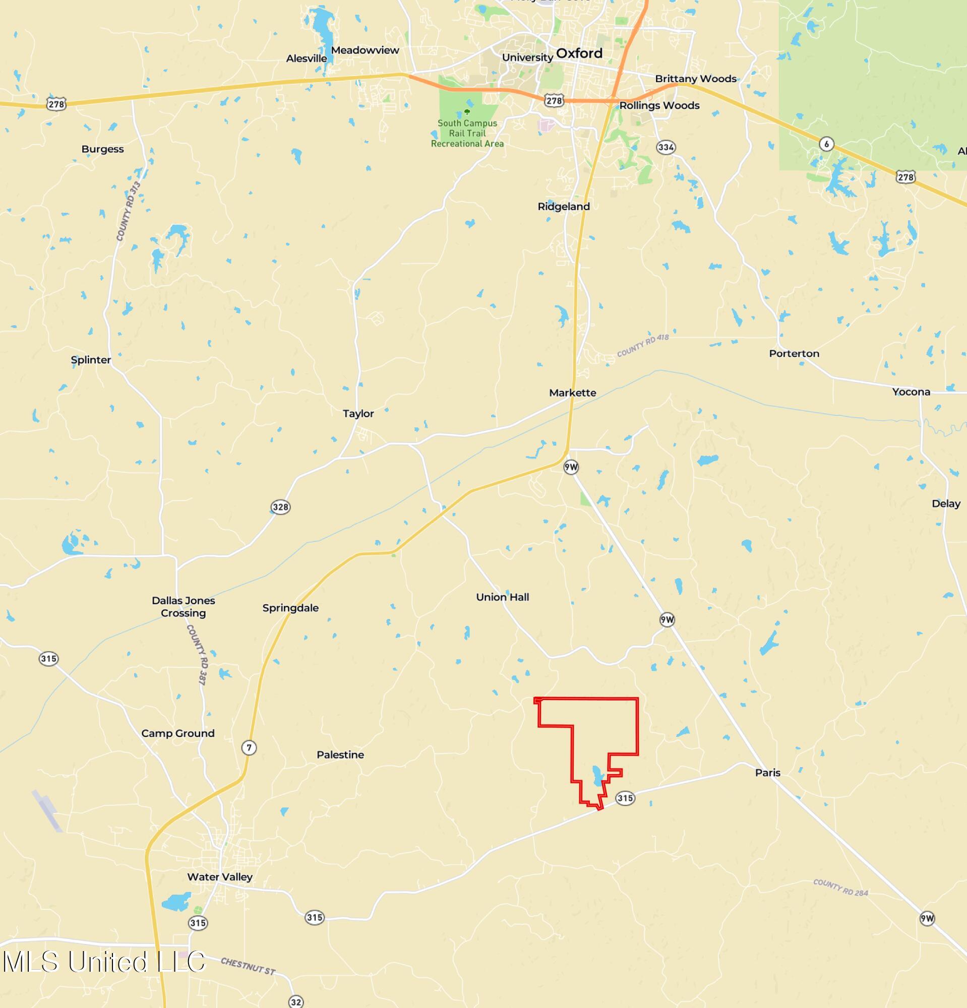 315 Off Highway Water Valley, MS 38965 - Photo 36 of 37 Lafayette 1,278.95 (WHY) Street