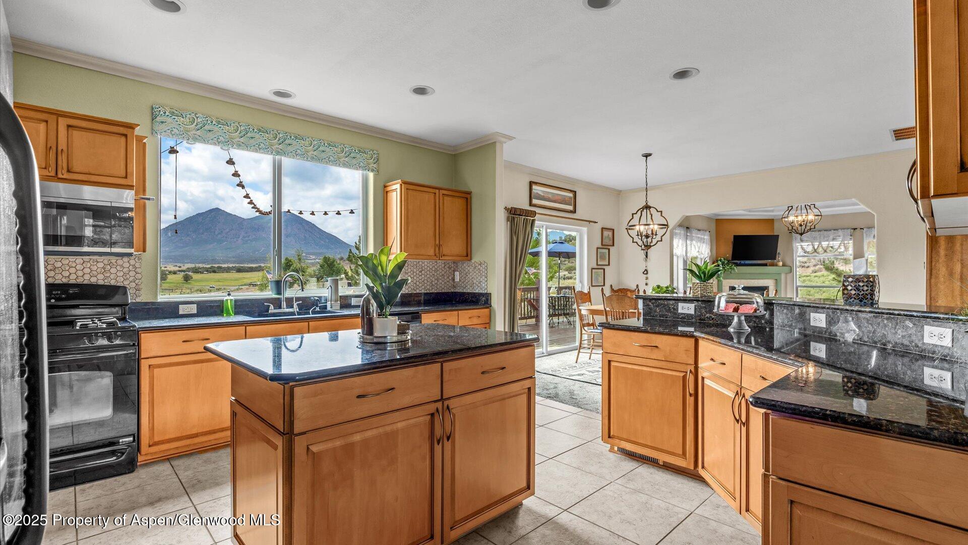 40380 D Road Crawford, CO 81415 - Photo 15 of 52 a kitchen with stainless steel appliances granite countertop a sink and cabinets