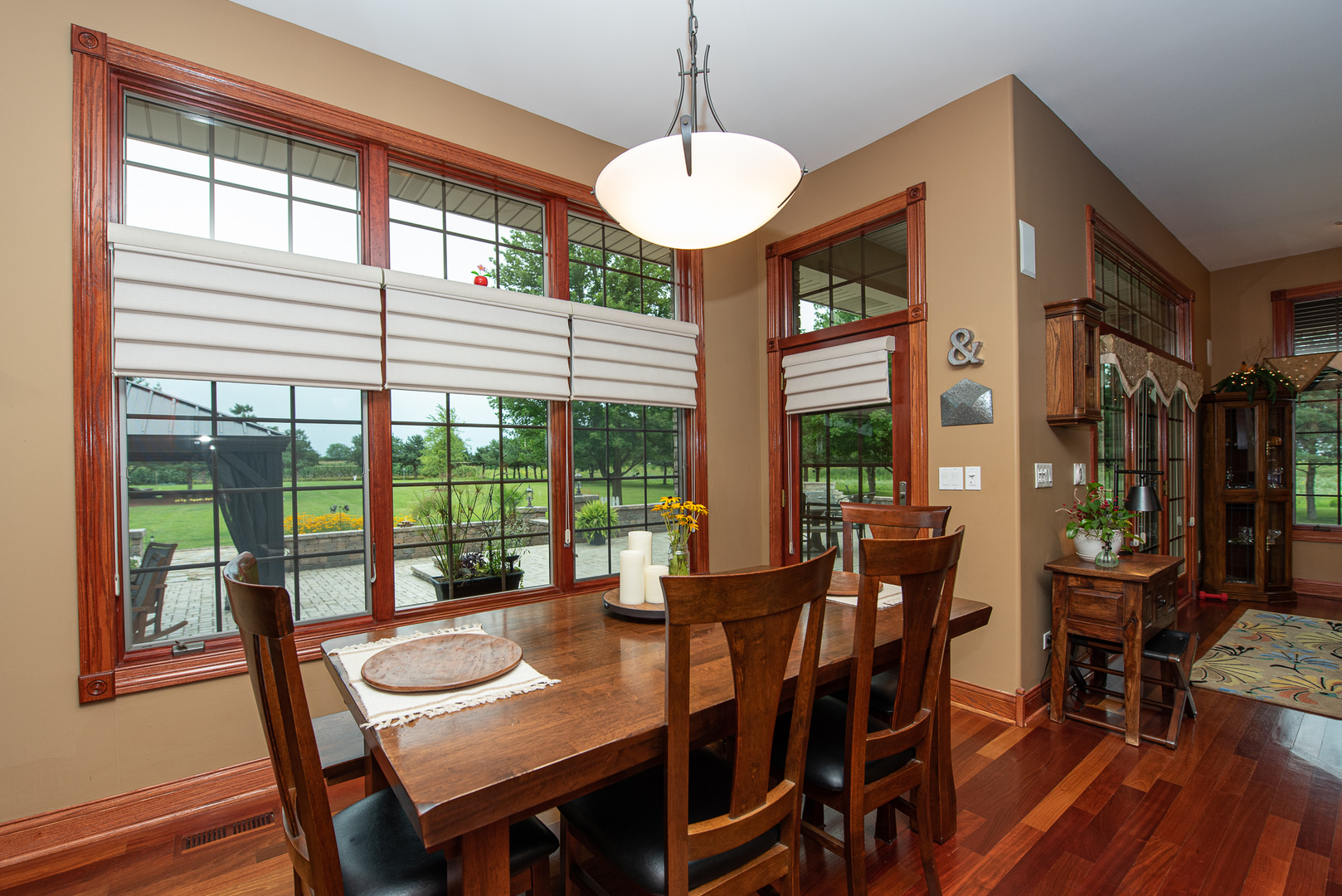 19657 West Sharp Road Elwood, IL 60421 - Photo 11 of 64 a view of a dining room with furniture window and wooden floor
