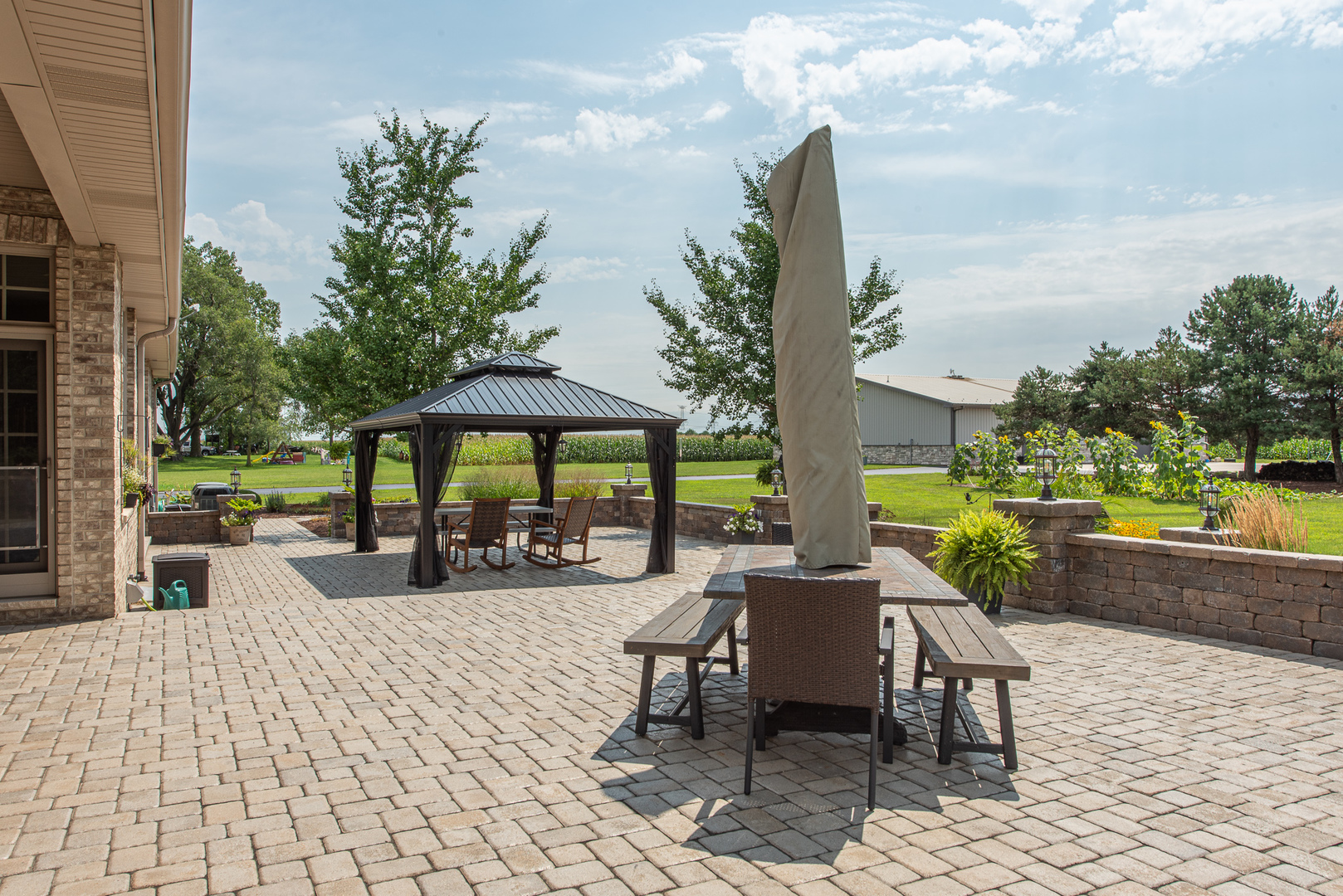19657 West Sharp Road Elwood, IL 60421 - Photo 46 of 64 a view of outdoor space yard deck and patio