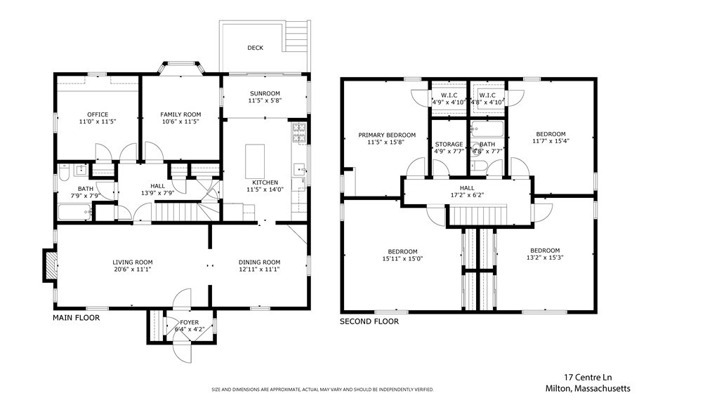 17 Centre Lane Milton, MA 02186 - Photo 26 of 26 a picture of a room with a white wall and sign