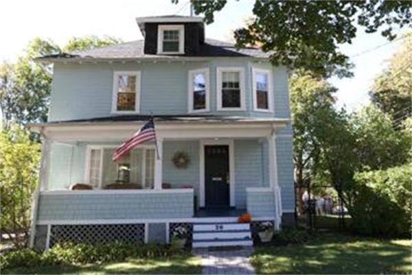 26 Barrington Road Boston, MA 02124 - Photo 1 of 10 a front view of a house with a yard